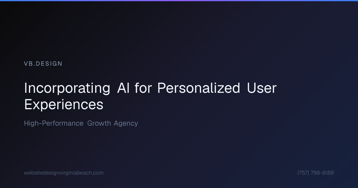 Visual break: Incorporating AI for Personalized User Experiences