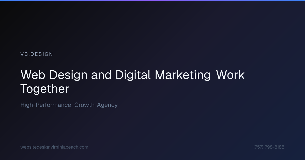 Visual break: Web Design and Digital Marketing Work Together